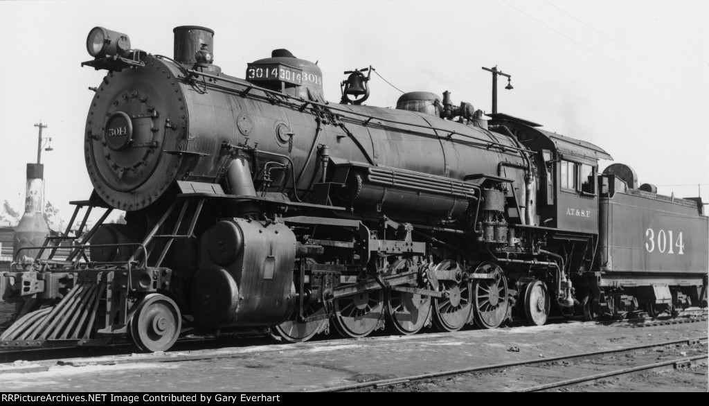 ATSF 2-10-2 #3014 - Atchison, Topeka & Santa Fe